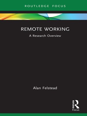 cover image of Remote Working